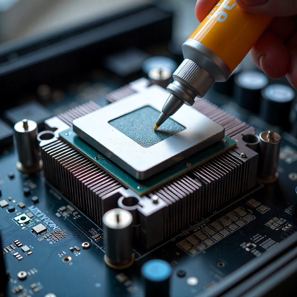 Modern computer assembly workspace